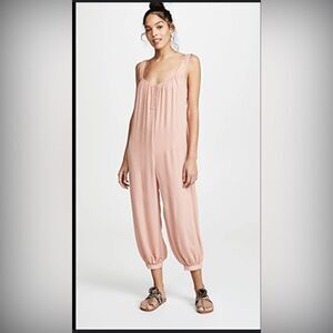 Kos Resort Sleeveless Jumpsuit Blush Sz S